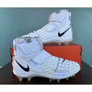 Nike Force Savage Elite 2 White/Black Football Cleats Men's Size 12 AH3999-100